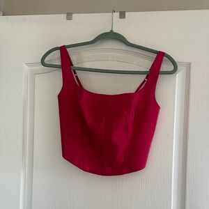 Abercrombie & Fitch Fuchsia Crop Top